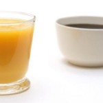 Fruit juice and tea